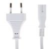 Power supply cable 2x0.75mm2, 2m, two-pole, white, polyvinyl chloride (PVC) 
 - 1