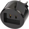 Travel adapter with 2.5A fuse, from America/USA to EURO (schuko) standard, Brennenstuhl, 1508500010 - 1