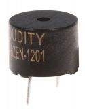 Зумер LD-BZEN-1201, електромагнитен сигнализатор, 80dB, ф12x9.9mm
