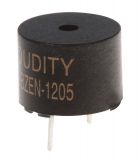 Зумер LD-BZEN-1205, електромагнитен, 85dB, 2.4kHz, ф12x9mm