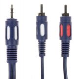 Cable plug 3.5 stereo/M - 2xRCA/M