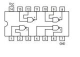 Интегрална схема 74LS03, TTL серия LS, QUAD 2-INPUT NAND GATE, DIP14 - 2 - Викиват Интегрална схема 74LS03, TTL серия LS, QUAD 2-INPUT NAND GATE, DIP14 - 2