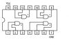 Интегрална схема 74LS09, TTL серия LS, Quad 2-Input AND Gates, DIP14 - 2