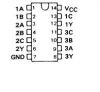 Интегрална схема 74LS10, TTL серия LS, TRIPLE 3-INPUT POSITIVE-NAND GATES, DIP14 - 2 - Викиват Интегрална схема 74LS10, TTL серия LS, TRIPLE 3-INPUT POSITIVE-NAND GATES, DIP14 - 2