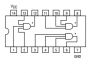 Интегрална схема 74LS15, TTL серия LS, TRIPLE 3-INPUT AND GATE, DIP14 - 2 - Викиват Интегрална схема 74LS15, TTL серия LS, TRIPLE 3-INPUT AND GATE, DIP14 - 2