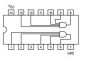 Интегрална схема 74LS21, TTL серия LS, DUAL 4-INPUT AND GATE, DIP14 - 2