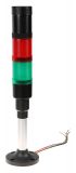 Сигнална колона HBJD-40, 24V, червен/зелен цвят, бузер