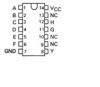 Интегрална схема 74LS30, TTL серия LS, 8-INPUT POSITIVE-NAND GATES, DIP14 - 2