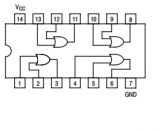Интегрална схема 74LS32, TTL серия LS, Quad 2-Input OR Gate, DIP14 - 2 - Викиват Интегрална схема 74LS32, TTL серия LS, Quad 2-Input OR Gate, DIP14 - 2