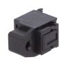Connector Toslink, socket, screwing, 90° angled, THT, black - 1