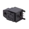 Connector Toslink, socket, screwing, 90° angled, THT, black - 2