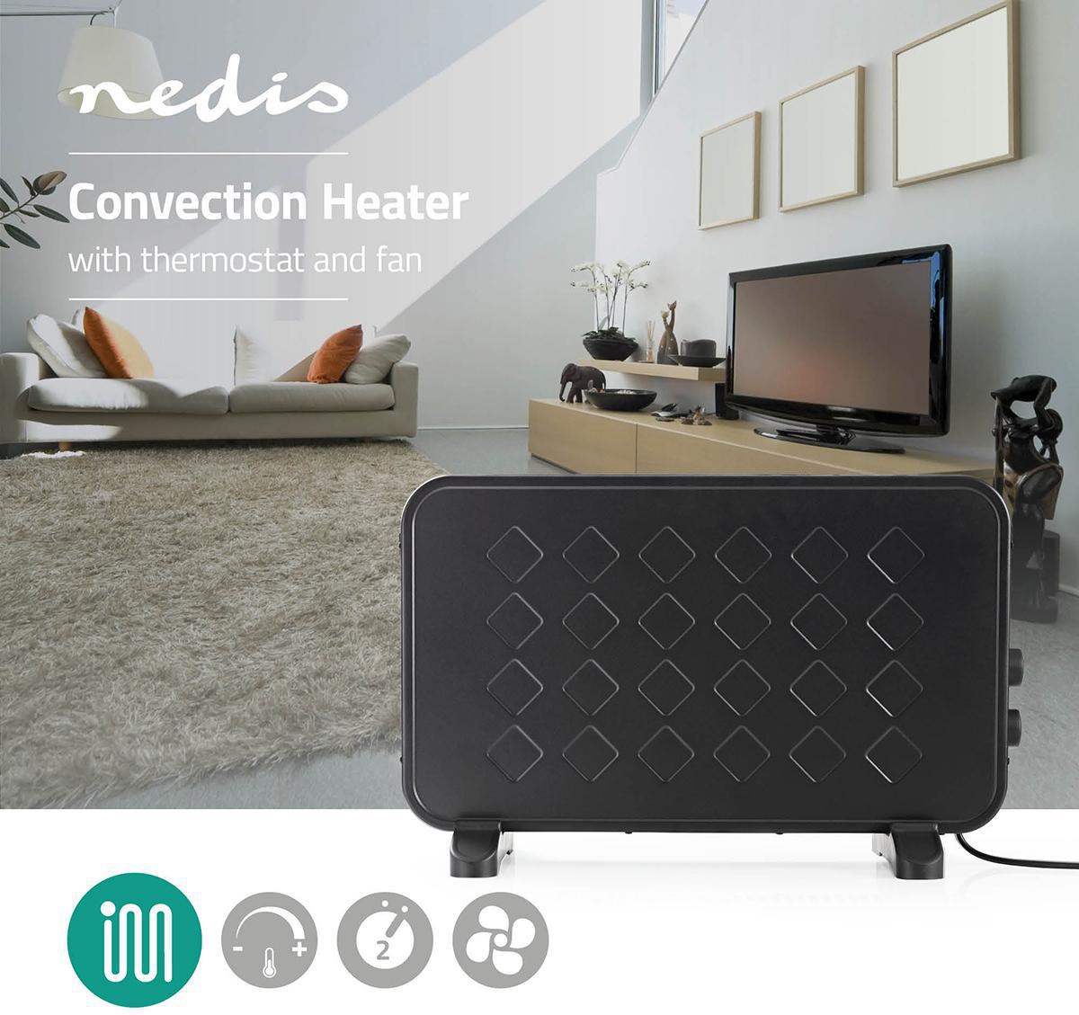 Конвектор за отопление , NEDIS, HTCO40FBK