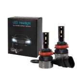 Комплект LED крушки H11, за фарове, 9~30VDC, 2x25W, 4LED, 6500K, LSF11