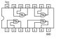 Интегрална схема 74LS132, TTL серия LS, QUAD 2-INPUT SCHMITT TRIGGER NAND GATE, DIP14 - 2