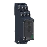 Level monitoring relay RM22LG11MR, 24~240VAC/VDC, IP40, DIN