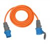 Extension Cable CEE 230V/16A, 10m, 3x2.5mm2, IP44, orange/blue, Brennenstuhl, 1167650610 - 1