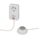 Socket with ON/OFF switch, 230VAC, 3500 W, white, Brennenstuhl, 1508220