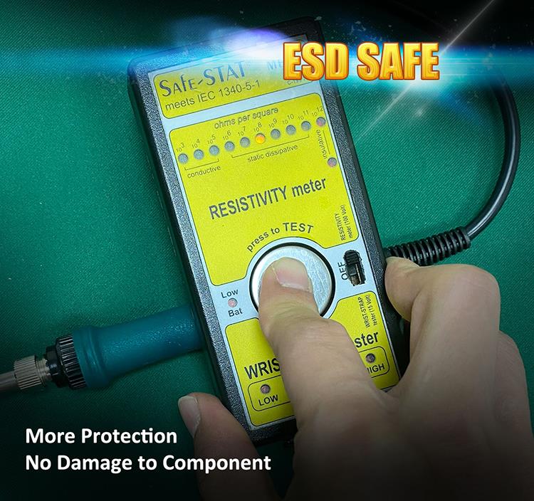 Станция за запояване и горещ въздух, SS-979E, 230VAC, 60W, LED, PRO'S KIT