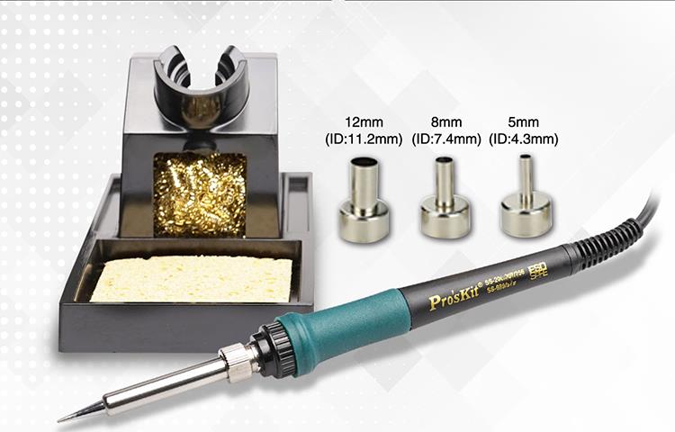 Станция за запояване и горещ въздух, SS-979E, 230VAC, 60W, LED, PRO'S KIT