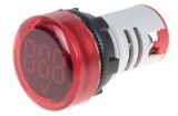 Digital voltmeter 12~500V, AC, EL-ED16R, ф22mm