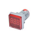 Digital voltmeter 20~500V, AC, EL-ED16S, ф22mm, square