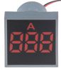 Digital ammeter 0~100A, 230VAC, EL-ED16S, ф22mm, square - 1