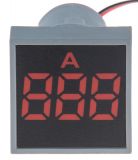 Digital ammeter 0~100A, 230VAC, EL-ED16S, ф22mm, square