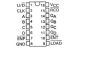 Интегрална схема 74LS169, TTL серия LS, SYNCHRONOUS 4-BIT UP/DOWN BINARY COUNTERS, DIP16 - 2