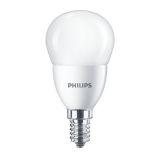 LED bulb, 5.5W, E14, 230VAC, 520lm, 6500K, cool white, CorePro LED lustre