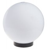 Outdoor garden globe light fixture, 200mm, E27, white, up to 40W