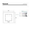 Стъклена рамка 81x83 светлозелена Panasonic - 3