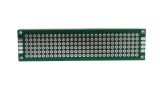 Универсална платка, двустранна, 20x80mm, 1.5mm, растер 2.54mm, ф1mm