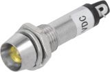 Индикаторна лампа LED, IND8-24Y-B, 24VDC, жълта, IP40