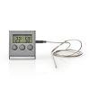 Meat Thermometer, from 0 to 250°C, KATH104SS, timer - 1