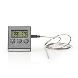 Meat Thermometer, from 0 to 250°C, KATH104SS, timer