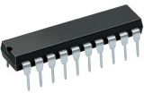 IC 74LS590, TTL LS series, 8-BIT BINARY COUNTERS WITH OUTPUT REGISTERS, DIP20