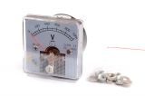 Analogue panel voltmeter, SF-50, 1000 V, DC, self-contained, 50x50 mm