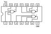 Интегрална схема 74LS12, TTL серия LS, TRIPLE 3-INPUT NAND GATE, DIP14 - 2 - Викиват Интегрална схема 74LS12, TTL серия LS, TRIPLE 3-INPUT NAND GATE, DIP14 - 2
