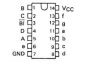 Интегрална схема 74LS49 , TTL серия LS, BCD-TO-SEVEN-SEGMENT DECODERS/DRIVERS, DIP16 - 2 - Викиват Интегрална схема 74LS49 , TTL серия LS, BCD-TO-SEVEN-SEGMENT DECODERS/DRIVERS, DIP16 - 2