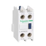 Auxiliary contacts block LADN20 10A/690V DPST 2xNO