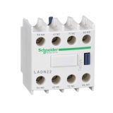Auxiliary contacts block LADN22 10A/690V DPDT 2xNO+2xNC