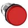 Индикаторна лампа, LED, XB7EV04BP, 24VAC/VDC, червена, отвор ф22mm - 1