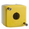 Box plastic, 68x68x53mm, grey/yellow, for remote control, XALK01