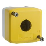 Box, XALK01, for remote control, 68x68x53mm, gray/yellow