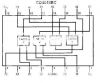 Integrated Circuit 4044, CMOS, Quad 3-STATE NAND R/S Latches, DIP 16 - 2