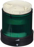 Корпус за сигнална лампа XVBC33, 0~250VAC/VDC, зелена, непрекъсната светлина, BA15D