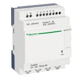 Programmable relay SR2D101FU, 100~240VAC, 6 inputs, 4 outputs, DIN