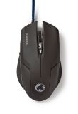 Gaming Mouse with 6 buttons GMWD100BK, 1600 dpi