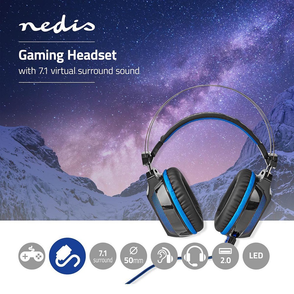 слушалки, NEDIS, GHST500BK
