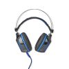 Gaming headset GHST500BK, USB, built-in microphone, black/blue - 2